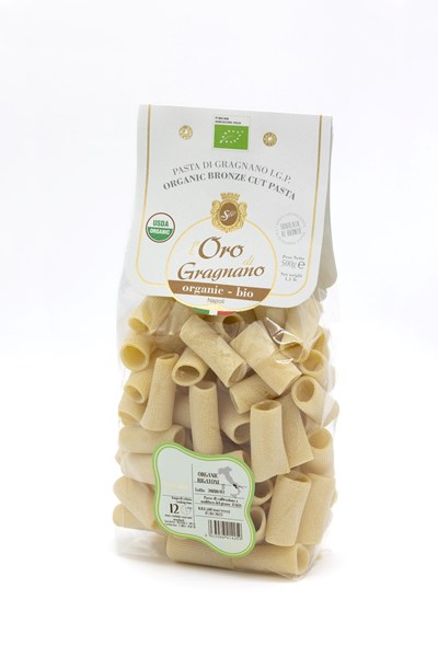 Päckchen Rigatoni mit Hartweizen aus Gragnano