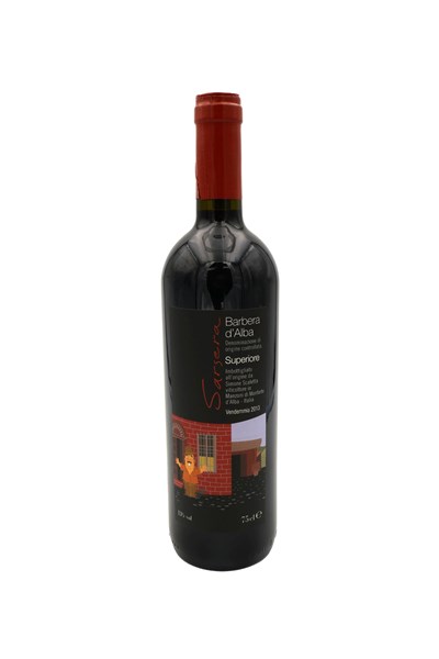Flasche Barbera d'Alba Wein