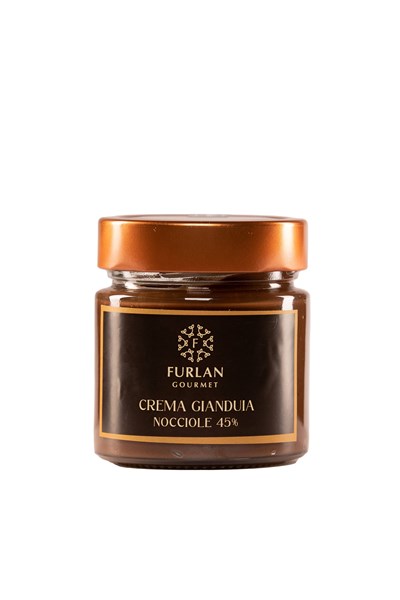 Glas Gianduja-Aufstrich