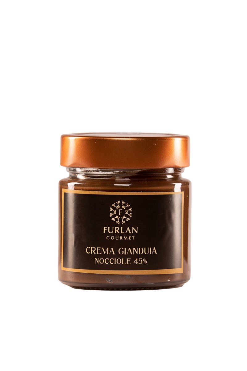 Glas Gianduja-Aufstrich