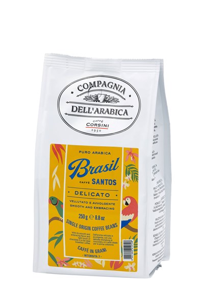 Packung Arabica-Kaffeebohnen aus Brasilien Brasilien - Santos