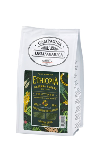 Äthiopien  Harenna-Wald Arabica-Bohnen-Kaffeepackung 