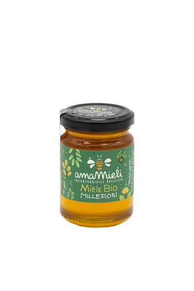 Toskanisches Bio-Honigglas mit tausend Blumen