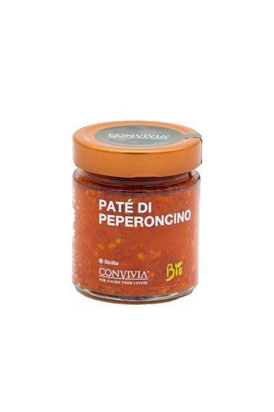 Glas Bio-Peperoncino-Pastete