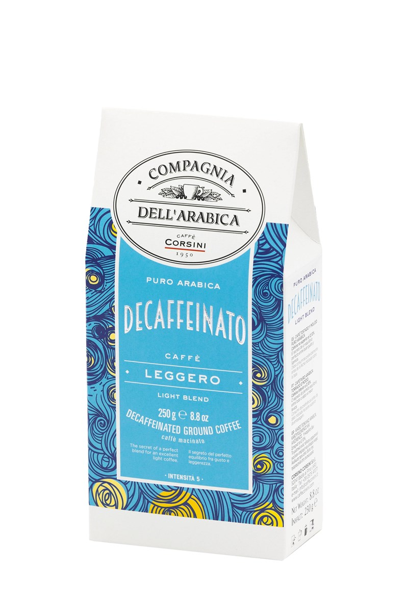 Boite de décaféiné en grain arabica 